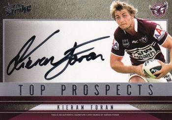 2011 NRL Strike - Top Prospects Signatures #TP6 Kieran Foran Front